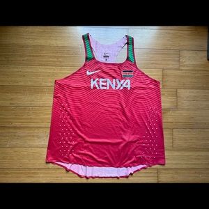 Nike Pro Elite Kenya Distance Singlet Kipchoge Track Field Made in USA